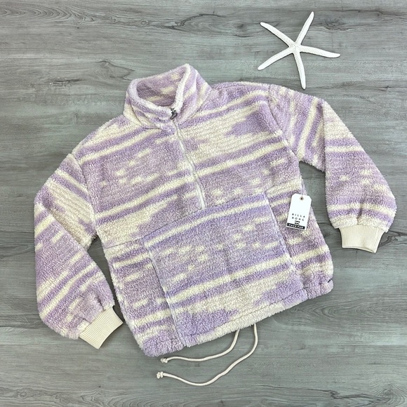 🔆BILLABONG🔆 TIME OFF SWEATER FLEECE JACKET - Picture 2 of 14